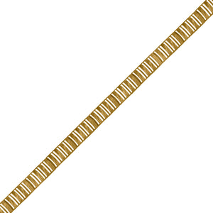 10kt Yellow Gold Womens Filigree Bracelet Size 7 Inches