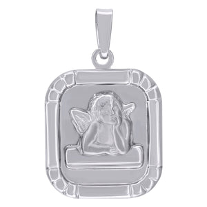 925 Sterling Silver Unisex Religious Angel Raphael Charm Pendant