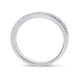 14kt White Gold Round Diamond Bridal Wedding Ring Band Set 1 Cttw