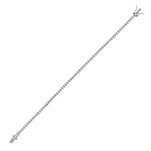 925 Sterling Silver Women Cubic Zirconia Tennis Bracelet