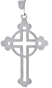 925 Sterling Silver Unisex Cross Religious Charm Pendant