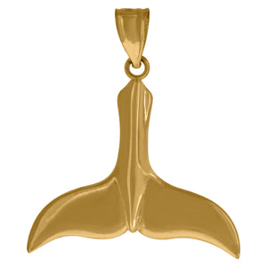 10kt Yellow Gold Womens Dolphin Tale Charm Pendant