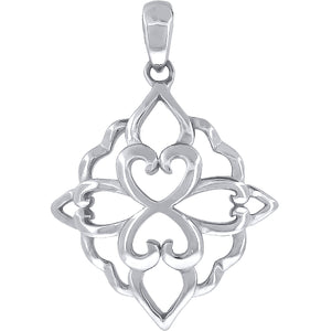 925 Sterling Silver Womens Fashion Charm Pendant
