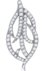 925 Sterling Silver Womens Cubic Zirconia Fashion Charm Pendant