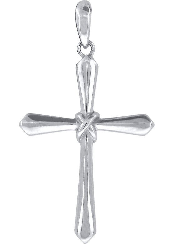 925 Sterling Silver Womens Cross Religious Charm Pendant