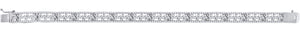 925 Sterling Silver Women Micropave Cubic Zirconia Link Bracelet