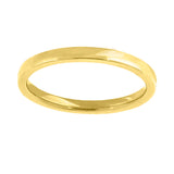 14kt Yellow Gold Unisex Dome Polished Comfort-fit 2mm-Size 9 Wedding Engagement Band Ring