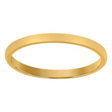 14kt Yellow Gold Unisex Dome Polished Comfort-fit 2mm-Size 10 Wedding Engagement Band Ring