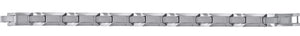 Tungsten Mens Polished Link Bracelet 11mm Size 8.5 Inches