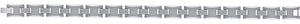 Tungsten Mens Polished Fancy Bracelet 12mm Size 8.5 Inches
