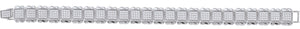 925 Sterling Silver Women Micropave Cubic Zirconia Link Bracelet