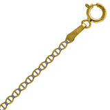 10kt Yellow Gold Unisex Solid Mariner Chain 1.8mm 24 inches
