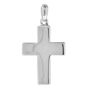 925 Sterling Silver Unisex Cross Religious Charm Pendant