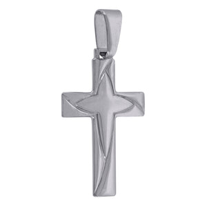 925 Sterling Silver Unisex Cross Religious Charm Pendant
