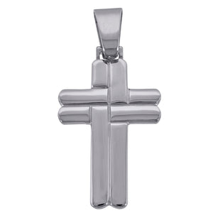 925 Sterling Silver Unisex Cross Religious Charm Pendant