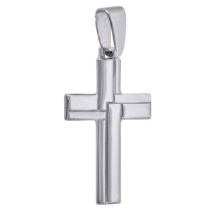 925 Sterling Silver Unisex Cross Religious Charm Pendant