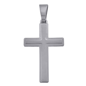 925 Sterling Silver Unisex Cross Religious Charm Pendant