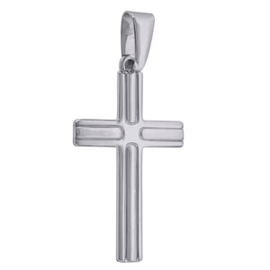 925 Sterling Silver Unisex Cross Religious Charm Pendant