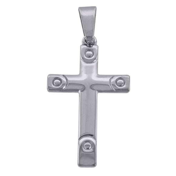 925 Sterling Silver Unisex Cross Religious Charm Pendant