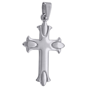 925 Sterling Silver Unisex Cross Religious Charm Pendant