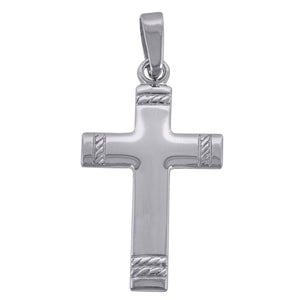 925 Sterling Silver Unisex Cross Religious Charm Pendant