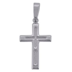 925 Sterling Silver Unisex Cross Religious Charm Pendant