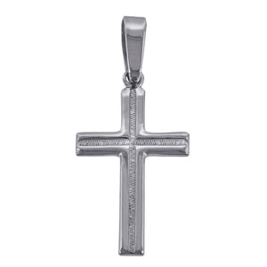 925 Sterling Silver Unisex Cross Religious Charm Pendant
