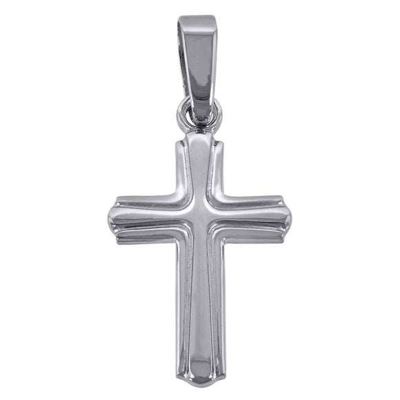 925 Sterling Silver Unisex Cross Religious Charm Pendant