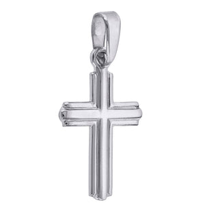 925 Sterling Silver Unisex Cross Religious Charm Pendant