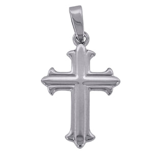 925 Sterling Silver Unisex Cross Religious Charm Pendant