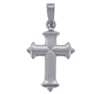 925 Sterling Silver Unisex Cross Religious Charm Pendant