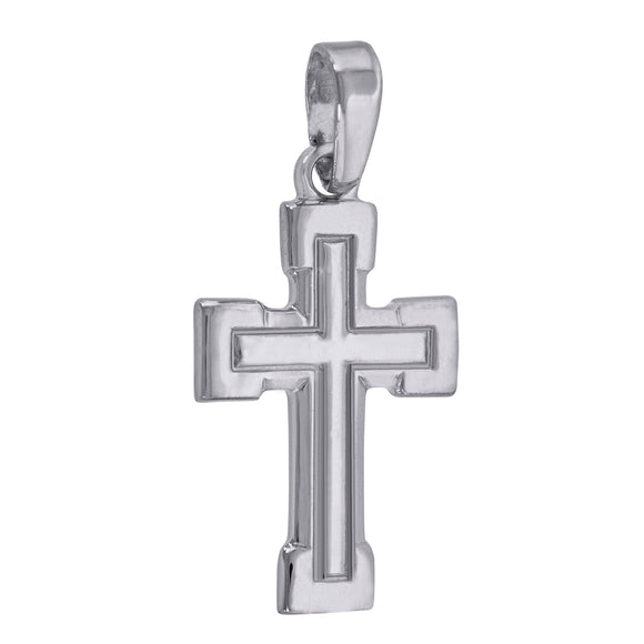 925 Sterling Silver Unisex Cross Religious Charm Pendant
