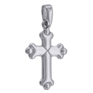 925 Sterling Silver Unisex Cross Religious Charm Pendant