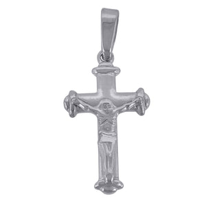 925 Sterling Silver Unisex Cross Crucifix Religious Charm Pendant