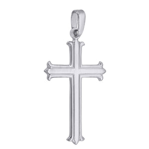 925 Sterling Silver Unisex Cross Religious Charm Pendant