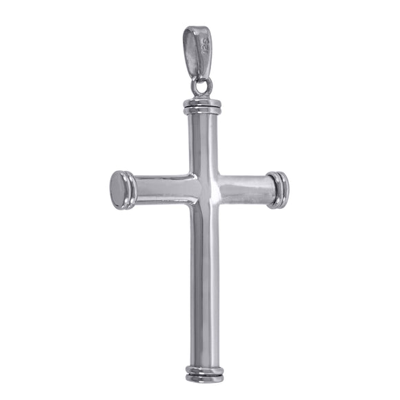 925 Sterling Silver Unisex Cross Religious Charm Pendant