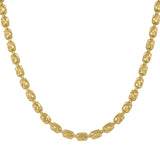 10kt Yellow Gold Unisex Barrel Chain 2.6mm 20 Inches